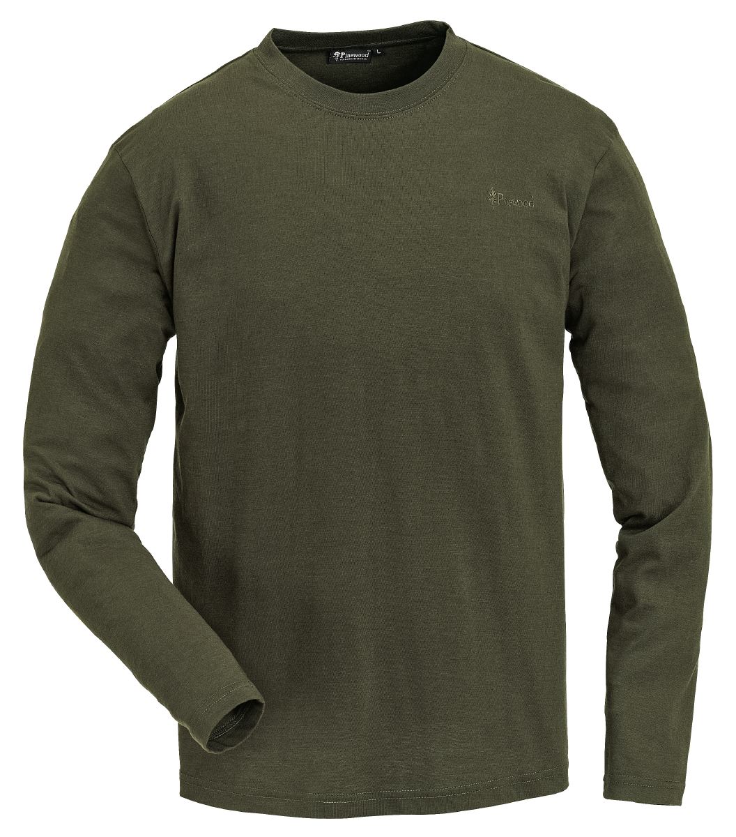 Longsleeve 2-Pack Ein schlichtes Longsleeve aus hoher Baumwoll-Qualität in Green. 