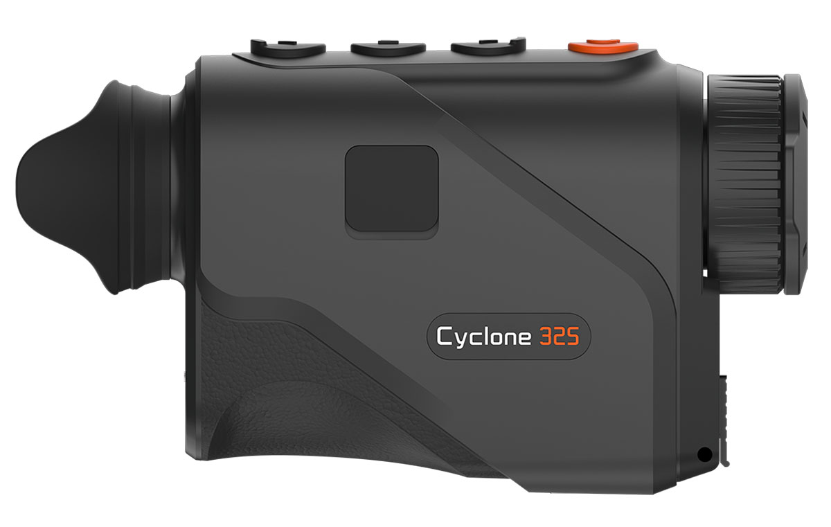 thermtec cyclon 325 wärmebildgerät – ansicht von der linken seite