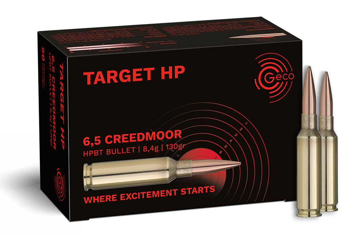 Ein exakt gefertigtes Hohlspitzgeschoss für eine hervorragende Präzision – Geco Target HP im Kaliber 6,5 mm Creedmoor mit 8,4 g und 130 grs.