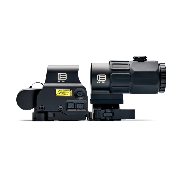 HHS V EXPS3 -4 + G45 Holosight + Magnifier SET, schwarz (Holosight mit Abs. -4)