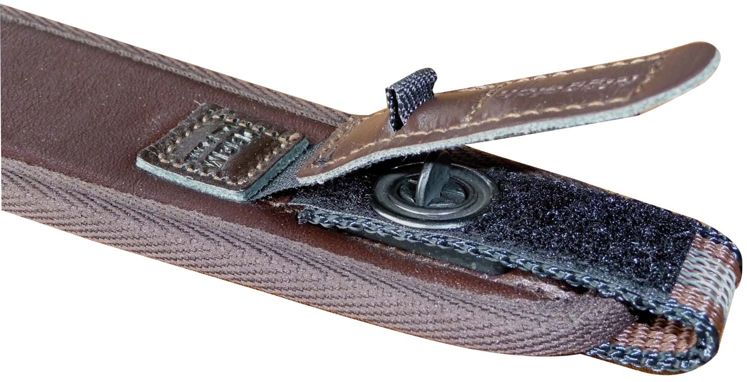 Gewehrriemen Loden - Braun mit Schnellverschluss