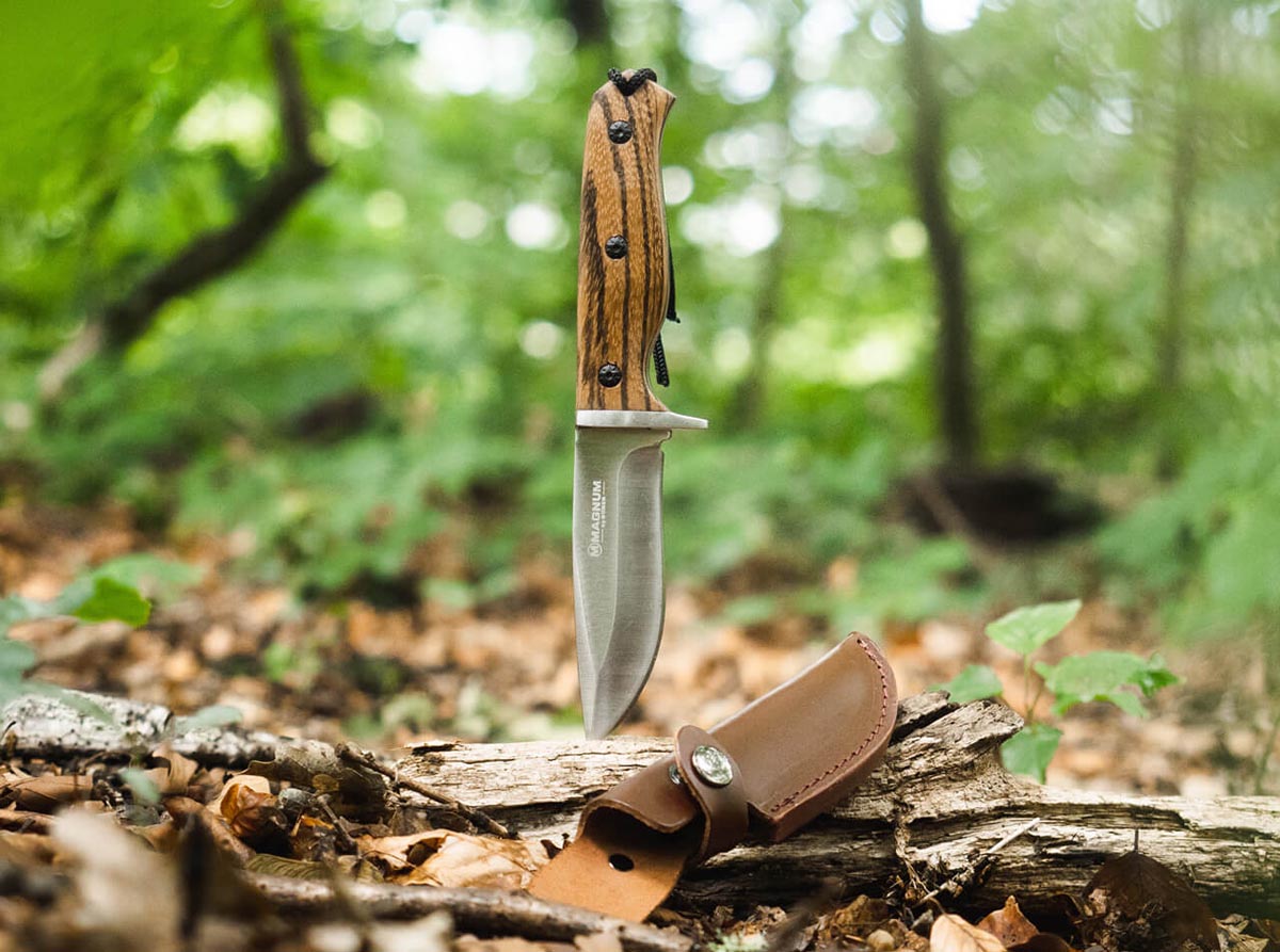 Böker Magnum Zebra Drop – Outdoor-Einsatz im Wald