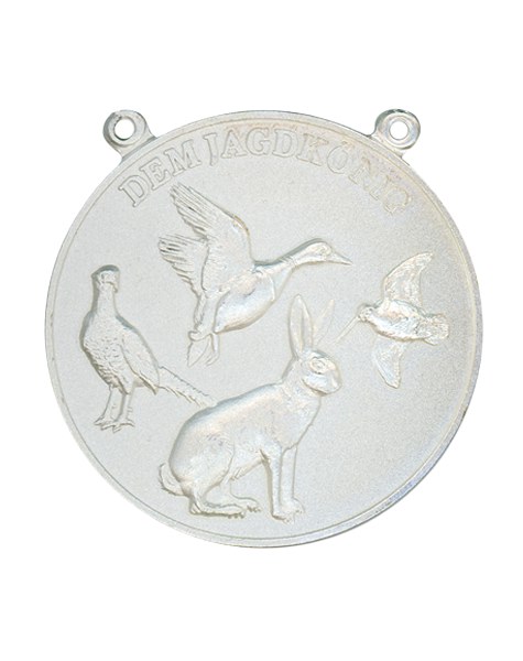 Steinhauer & Lück  Medaille  Jagdmedaille Niederwild 60 mm Silber mit Kette Jagdmedaille für Niederwild aus Silber 