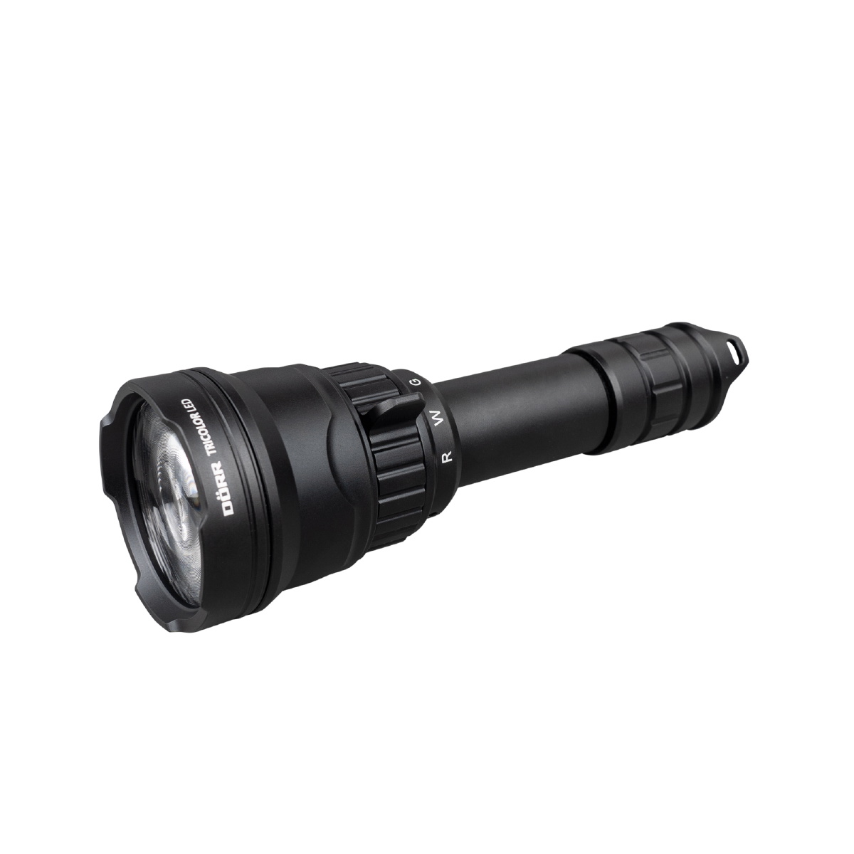 Dörr Taschenlampe LED Jagd  Tri-Color Set mit Zoom - mit drei unterschiedlichen Farbmodi