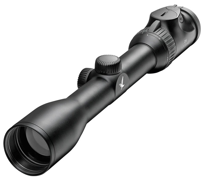 Z6i - 1,7-10x42 SR von Swarovski, Objektiv zur Kamera geneigt, Ansicht leicht schräg von oben auf
