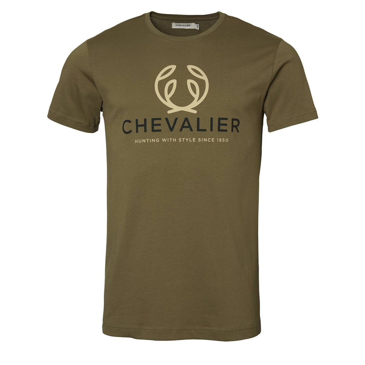 Chevalier T-Shirt Chevalier T-Shirt Chevalier Logo Chevalier-Logo-Print Rundhalsausschnitt 100 % Baumwolle