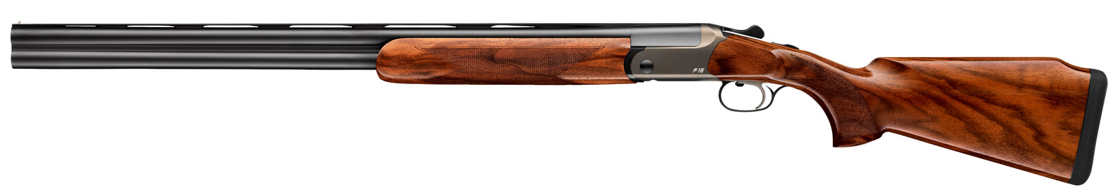Blaser F16 Intuition Links in der Schaftholzklasse 3 von der linken Seite