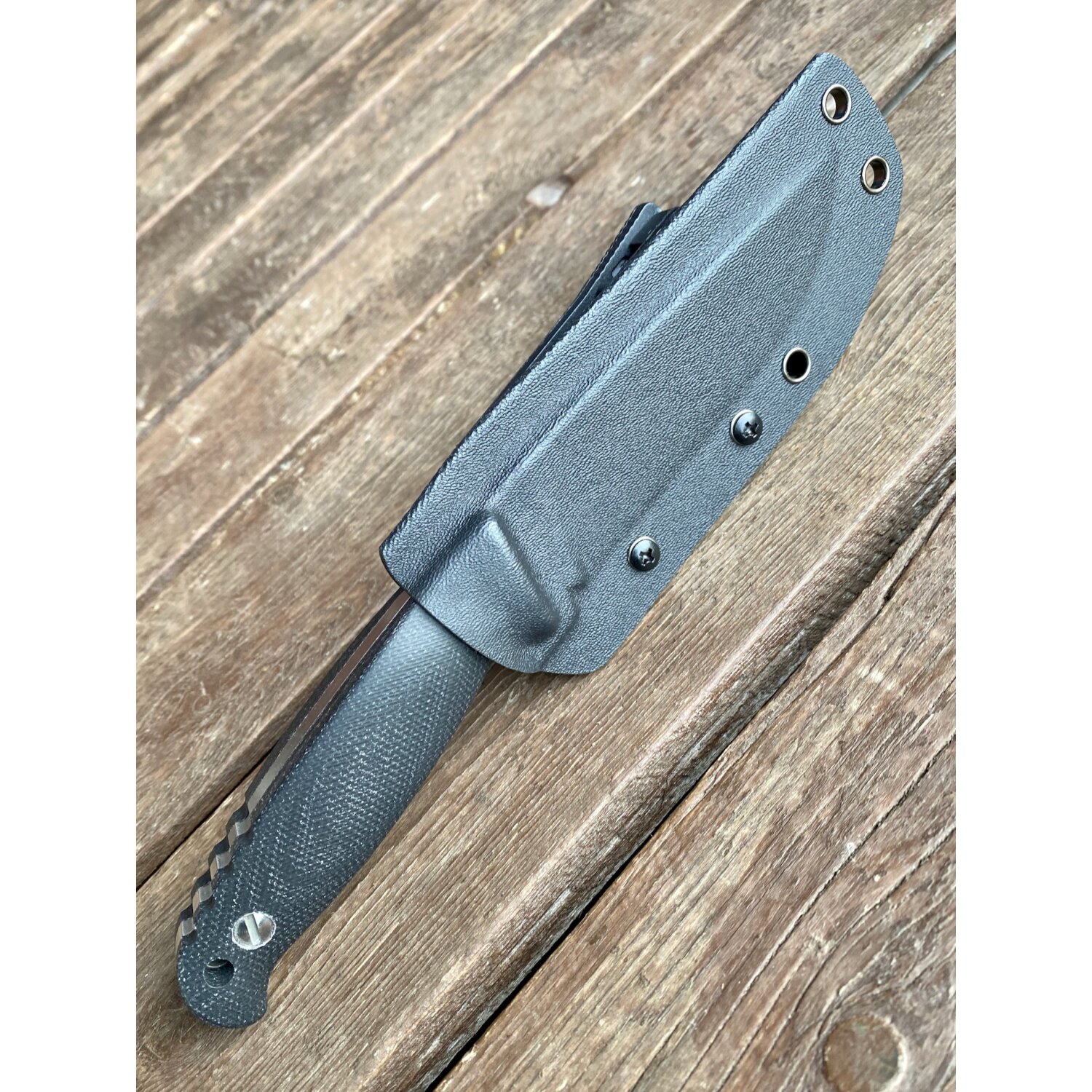 WOC II Plus Micarta Schwarz Klingenlänge: 11,5cm Kydex Scheide