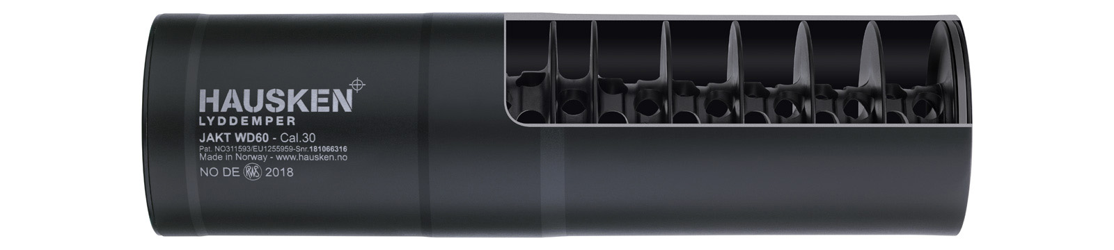 WD60 MK II 8,5mm-.340 M18x1 / L224mm - 35 bis 40dB