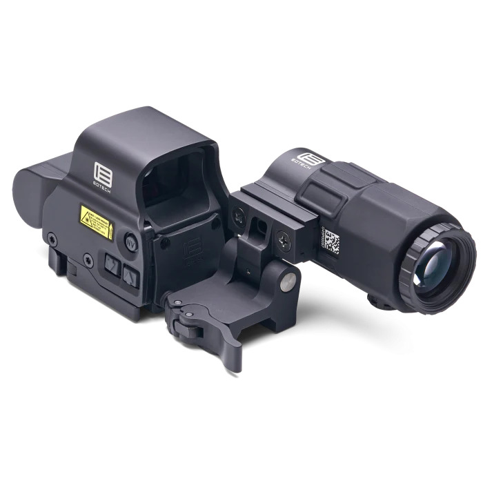 HHS V EXPS3 -4 + G45 Holosight + Magnifier SET, schwarz (Holosight mit Abs. -4)