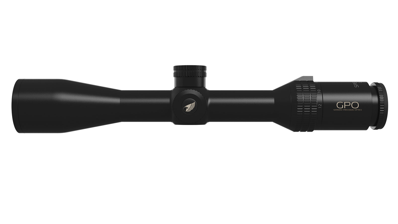 Zielfernrohr GPO Spectra 6x 2-12x44i, Seitenansicht links
