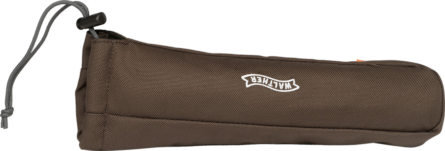 RS3 Schalldämpfer Heat Cover in der Farbe Chestnut Dunkelbraun mit Kordelverschluss