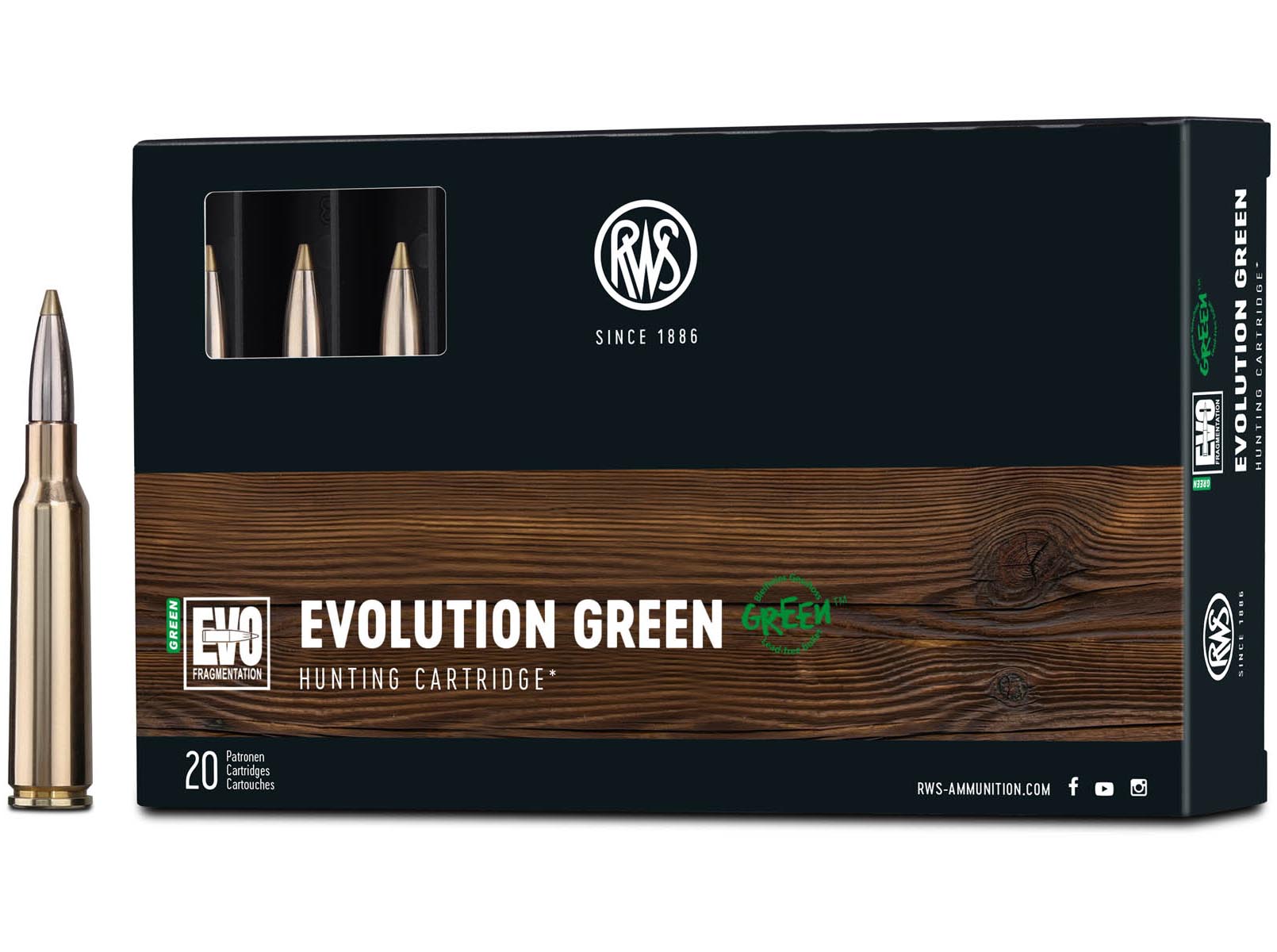 6,5x55 Evo Green 6,9g - 106gr.