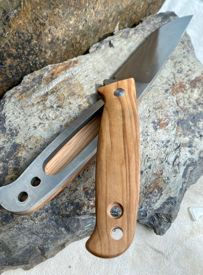 WOC II Plus Olivenholz Klingenlänge: 11,5cm Kydex Scheide