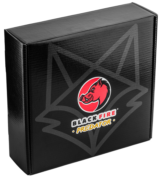 Black Fire Predator Lockmittel für Raubwild, schwarze Lieferbox mit drei Flaschen verschiedene Düfte