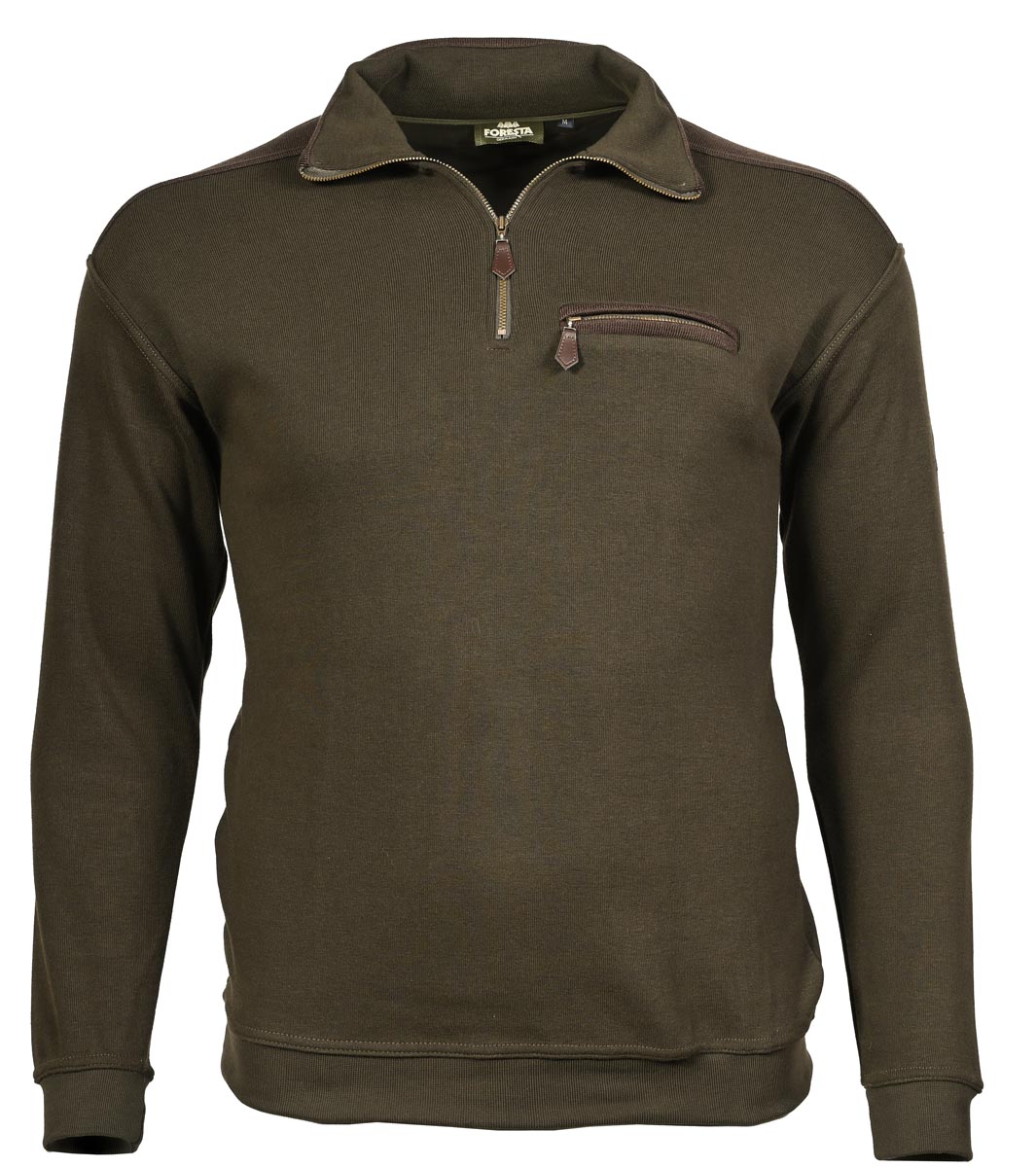 Foresta Sweatshirt  Sweater Harry Klassisches Sweatshirt mit Quarter-Zip und Brusttasche mit Reißverschluss.