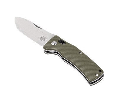 Mauser Klappmesser mit einer Fangriemenöse, Draufsicht
