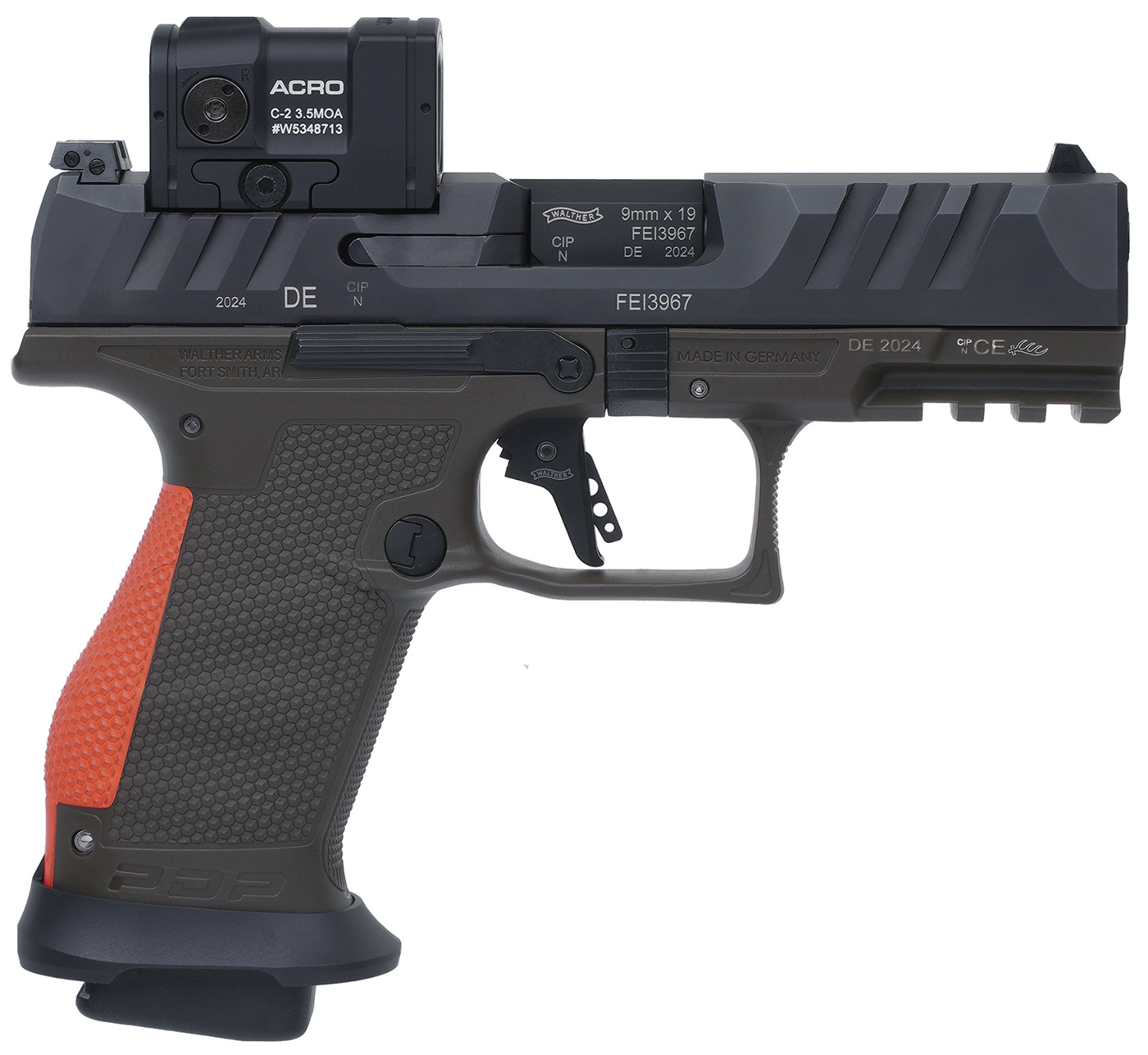 PDP Compact 4'' 9mmLuger Hunter Pro Set 18 Schuss + Reservemagazin Dynamic Performance Trigger