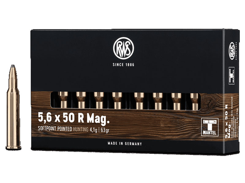 5,6x50RMag TMS 4,1g - 63gr