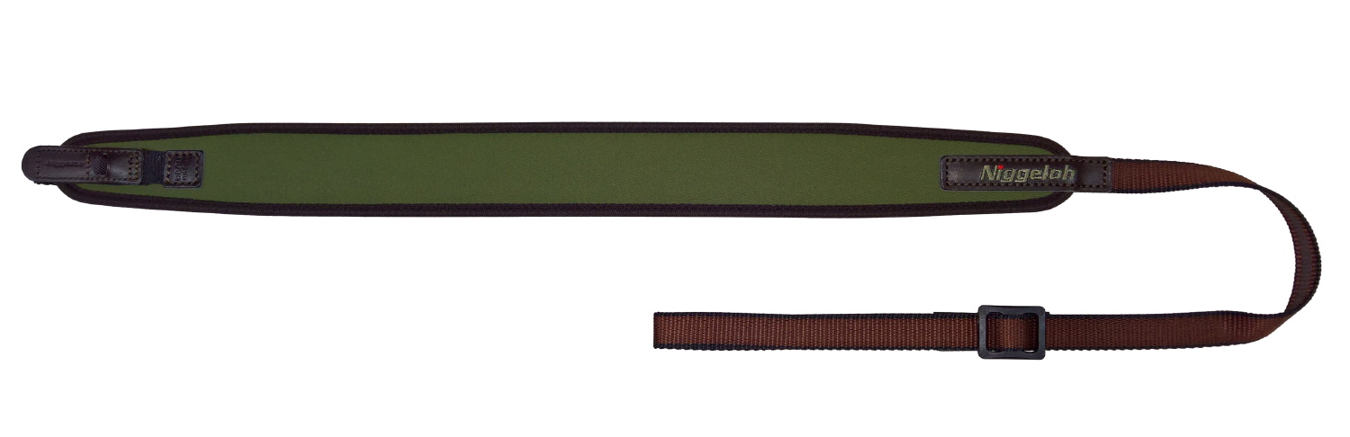 Gewehrriemen Universal mit Schnellverschluss Neopren - Olivgrün