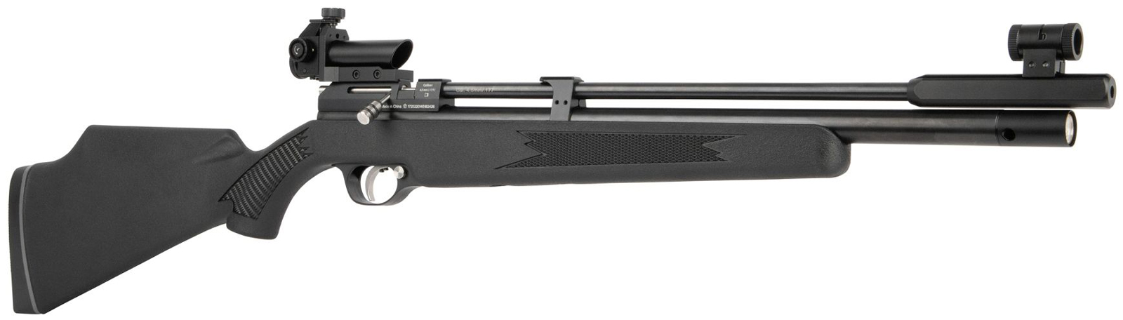 Diana Stormrider Sport Luftgewehr in schlanker Gesamtansicht mit schwarzem Schaft, langem Lauf und montierter Visierung.