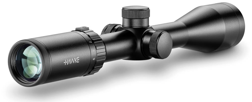 Okularseitig mattschwarzes Hawke Vantage IR 3-9x40 Zielfernrohr