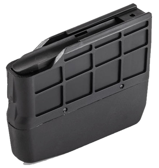Tikka Magazin Short für die T3 mit 6 Schuss, aus hochfestem Polymer für zuverlässige Zuführung und sicheren Halt.