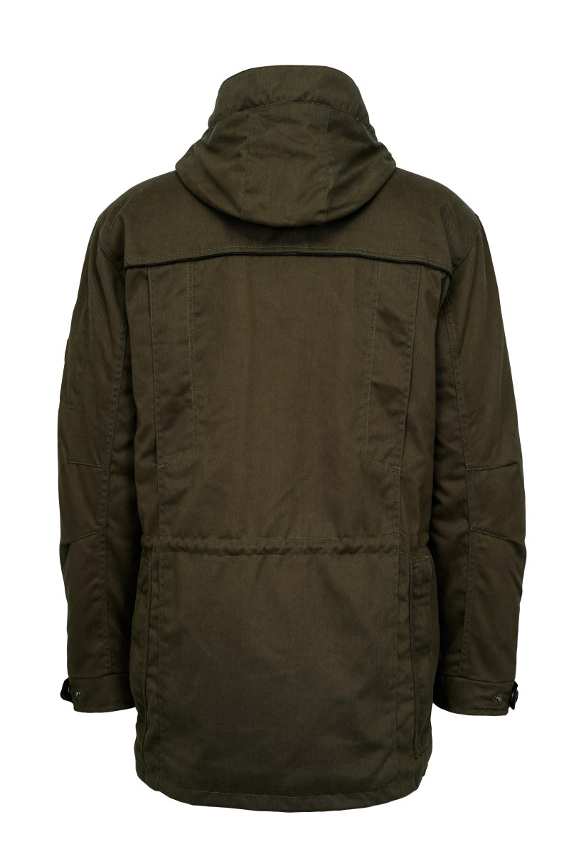 Hubertus Herrenjacke Hirschfänger, mit Kaputze, Ansicht von hinten