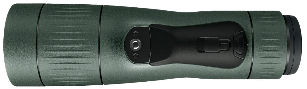 Unterseite des Swarovski Spektiv Telescope ST Balance 14-35x50 mit Gewinde zur Montage auf einem Stativ