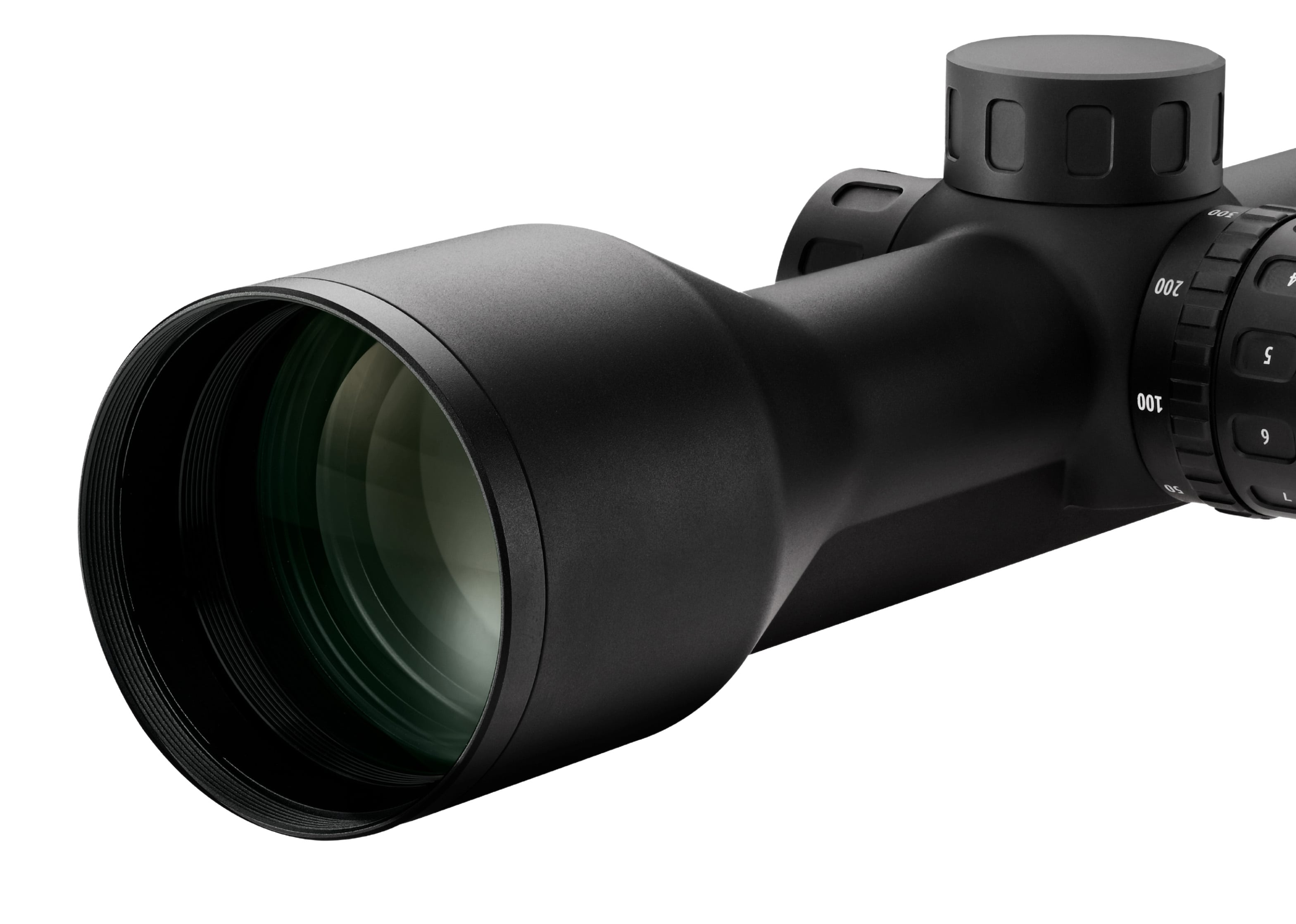 Zielfernrohr Minox RS-6 2,2-14x50, Detailansicht Objektiv