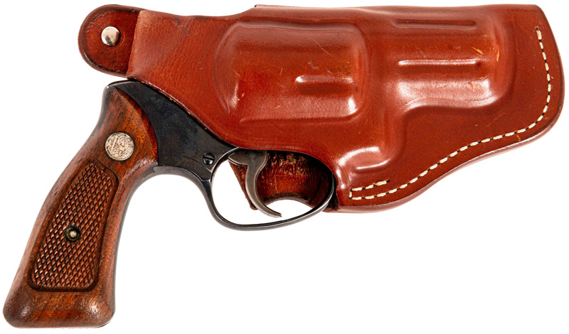 Mod. 36 .38Special , Leder-Gürtelholster LL: 2 Zoll