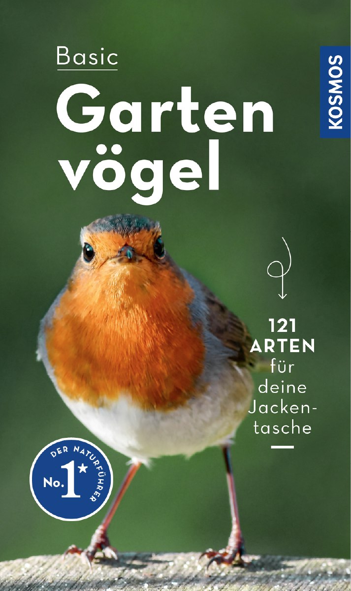 Kosmos Verlag Naturführer Basic Gartenvögel  Naturführer „Basic Gartenvögel“ vom Kosmos Verlag mit einfach Bestimmungshilfen front