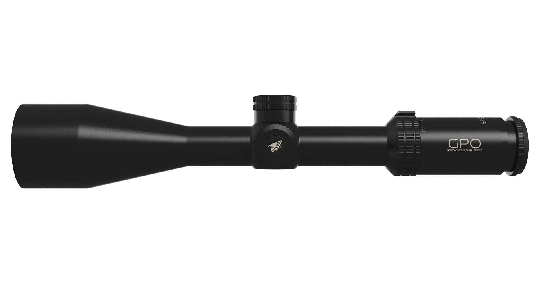 Zielfernrohr GPO Spectra 6x 3-18x56i, Seitenansicht links