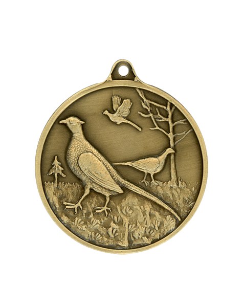 Steinhauer & Lück Medaille Jagdmedaille Fasan 40 mm Bronze Jagdmedaille aus Bronze mit Fasan-Motiv
