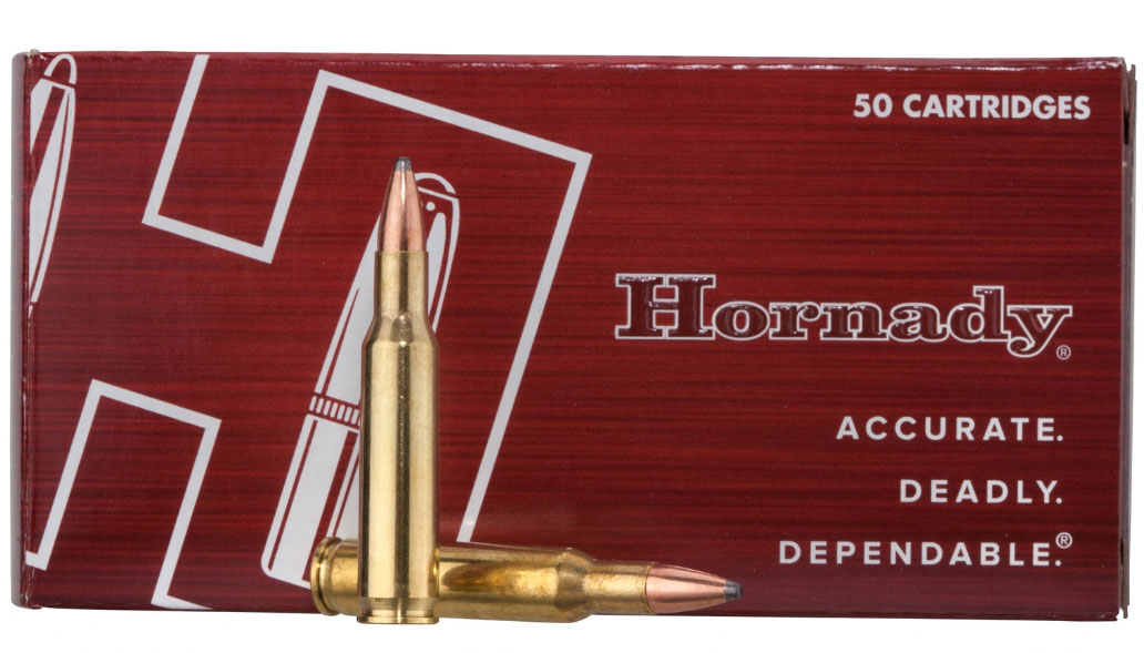 Hornady Munition Hornady Spire Point Match .222 Rem. (3,24 g – 50 grs.) 50er Pck. Deformationsgeschoss Hohe Präzision Zuverlässig