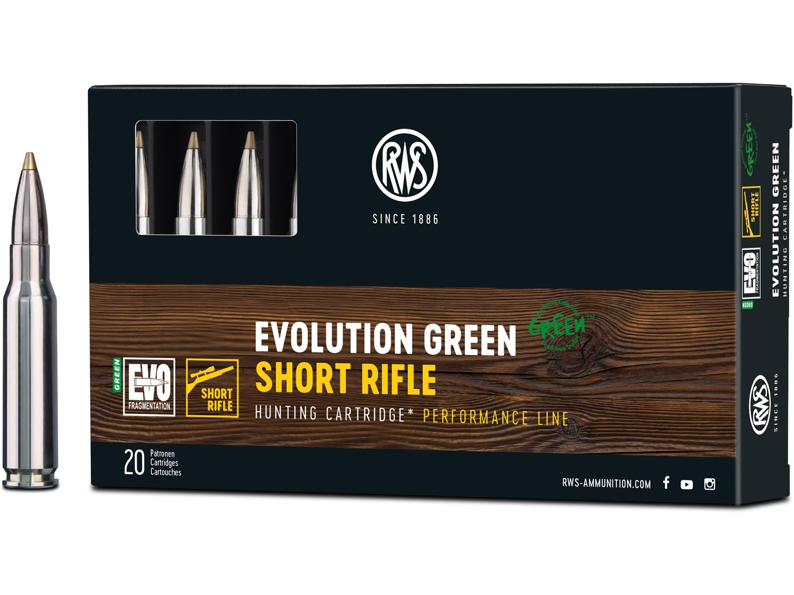 .308Win Evo Green 9,0g - 139gr  Short Rifle