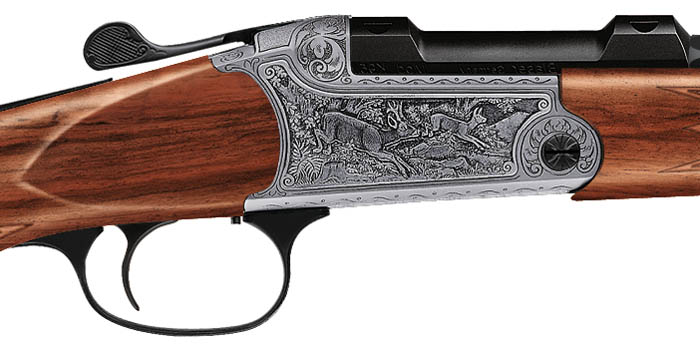 K95 Luxus .308Win SHK:4 LL52cm / mit Visierung / Gravur: links-Schwarzwild & rechts-Rehwild