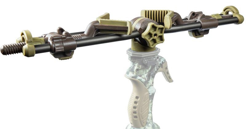 Zielstock Trigger Stick Zubehör 2 Punkt Gewehrauflage mit Adapter