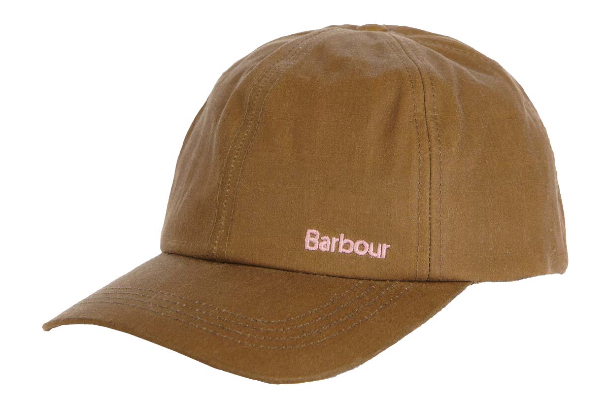Barbour Basecap Wax Sports Cap schlanke, wasserabweisende gewachste Baumwollcap mit dezentem Logo