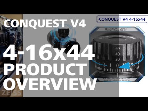 Conquest V4 - 4-16x44 ohne Schiene Ballistic Turret