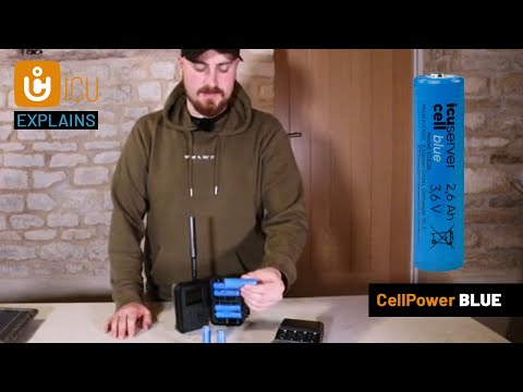 Akku Blau 2600 mAH 18650